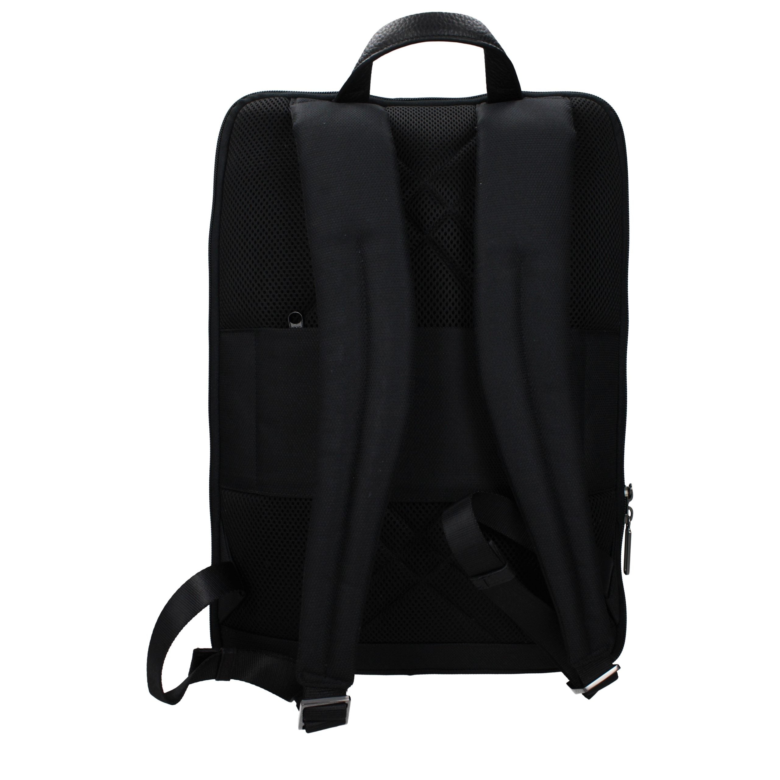 Piquadro Black Fabric Men's Backpack