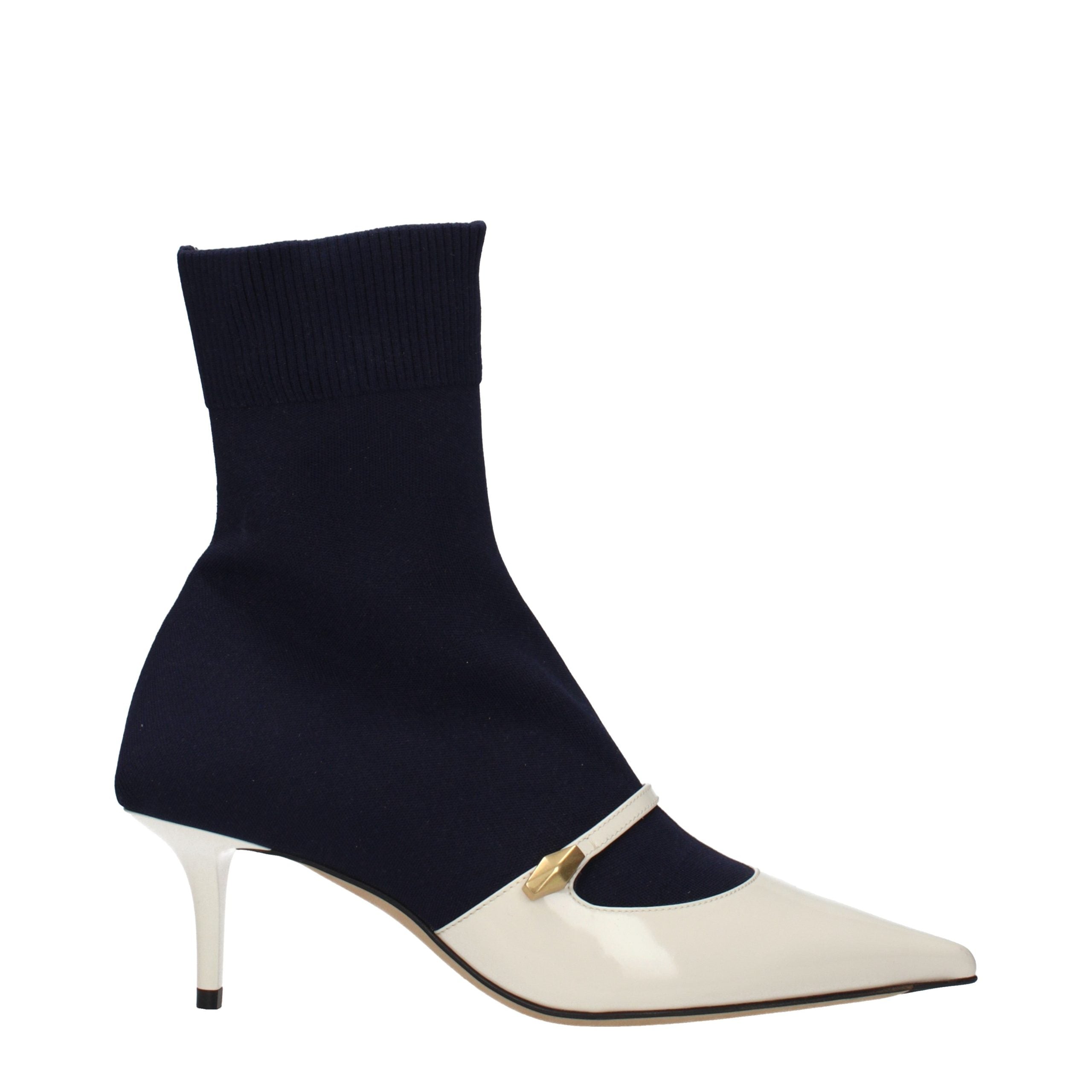 Jimmy Choo Blue Fabric Ankle Women's Boots