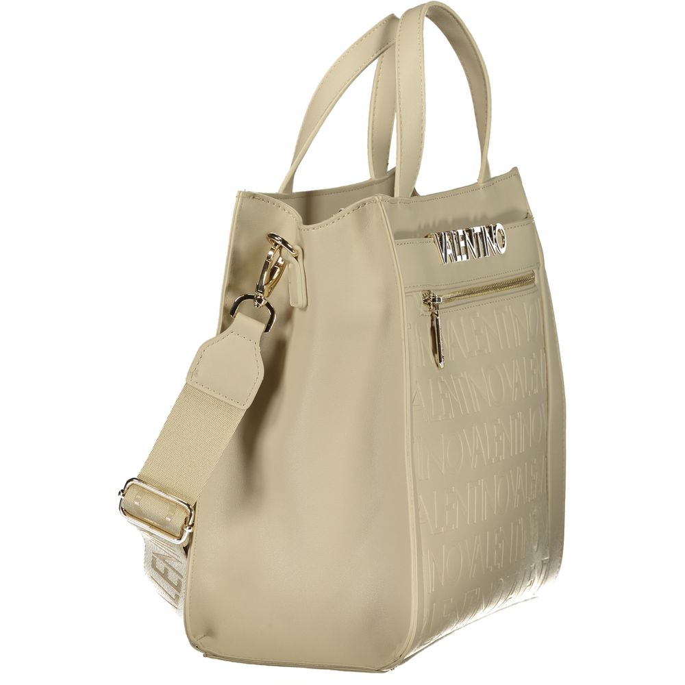 Mario Valentino Beige Polyurethane Women's Women's Bag