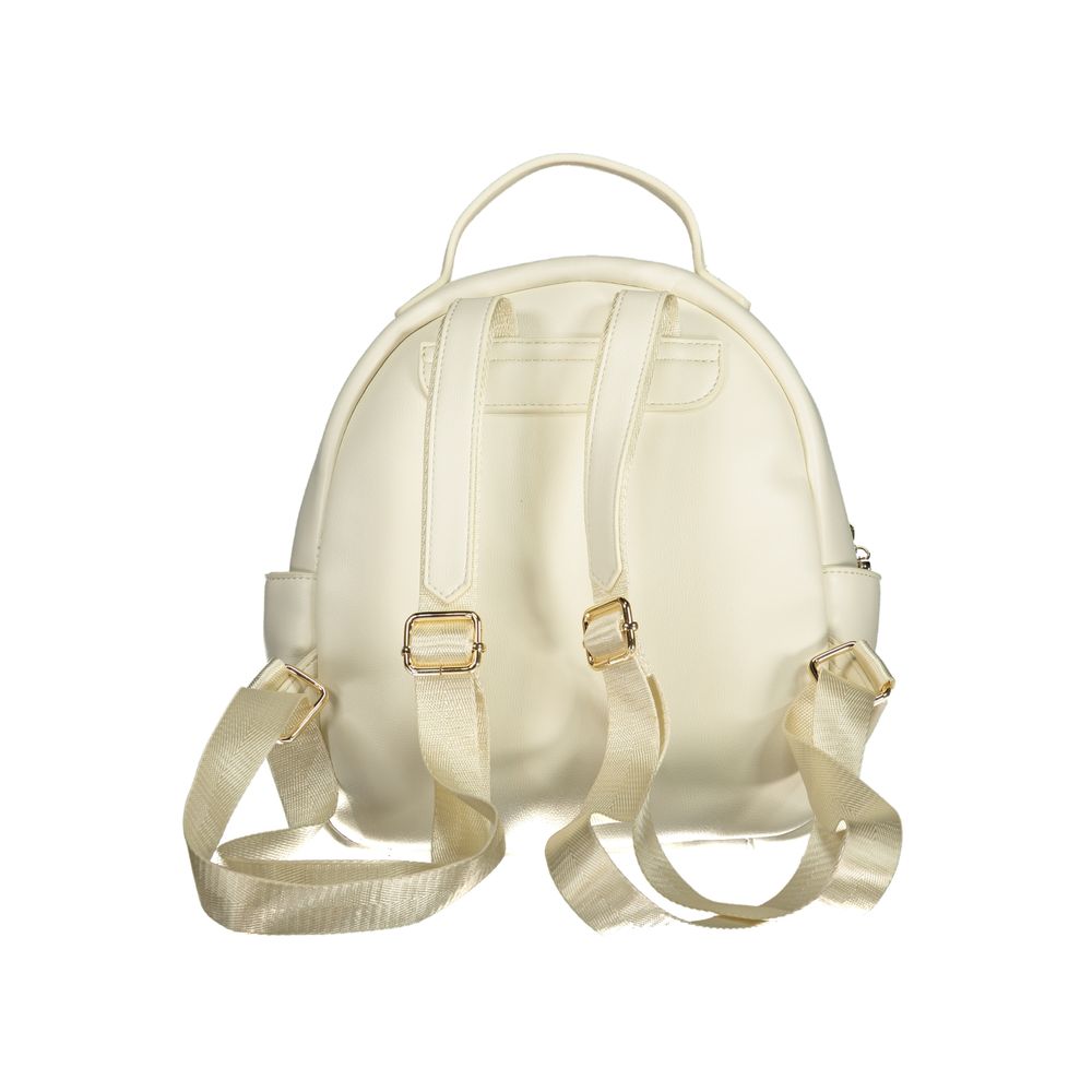 Mario Valentino Bianco Polyurethane Women's Women's Backpack