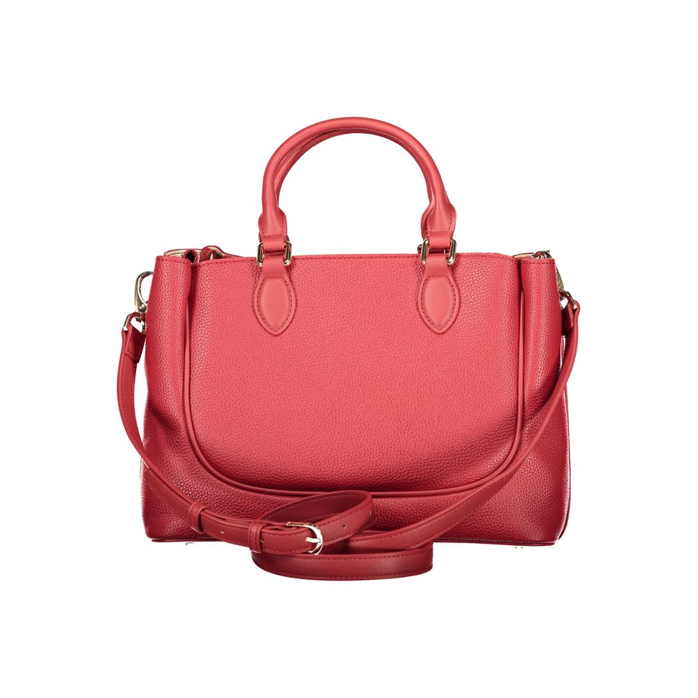 Mario Valentino Rosso Poliuretano Donna Bag With Handles and Protective Women's Features