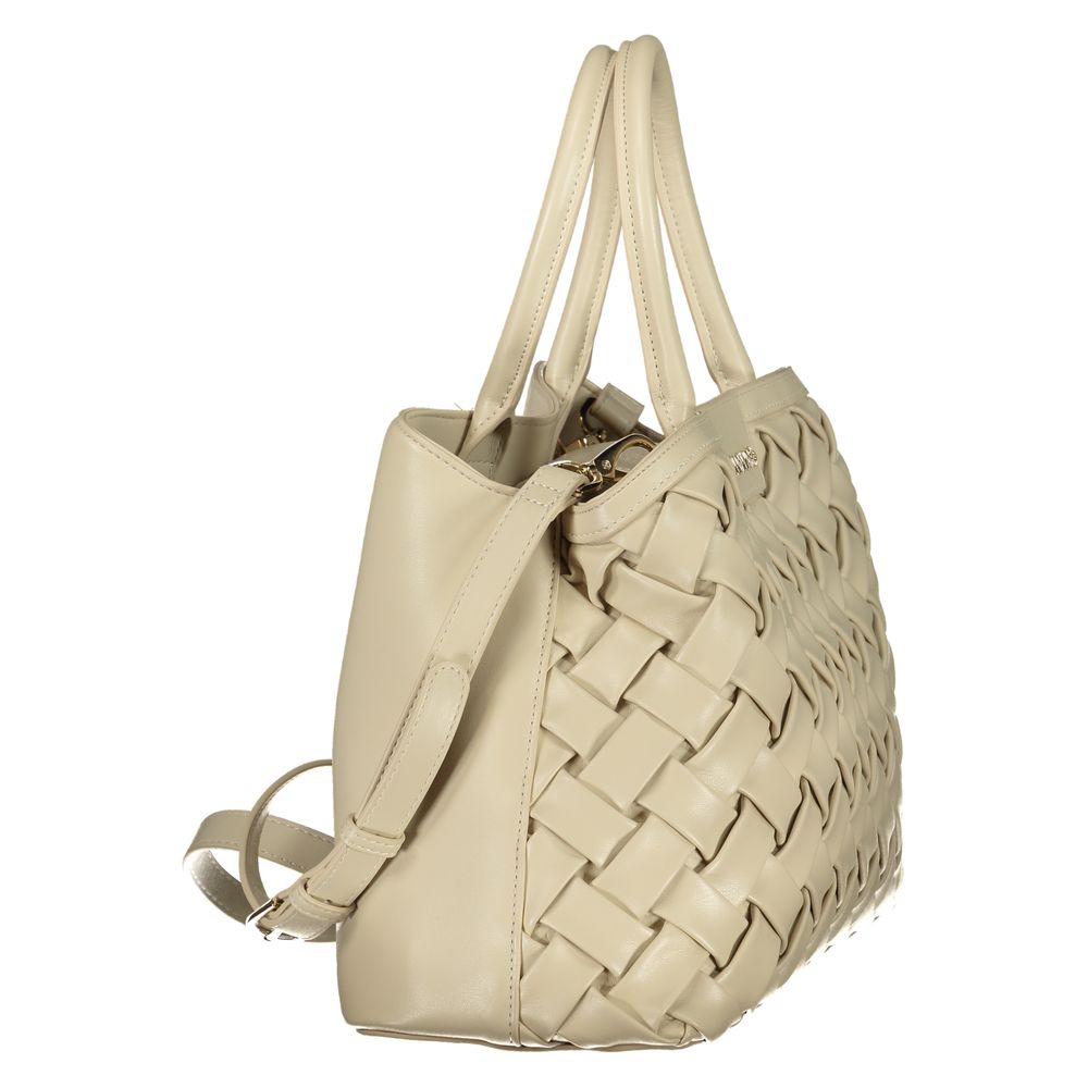 Mario Valentino Beige Polyurethane Women's Women's Bag