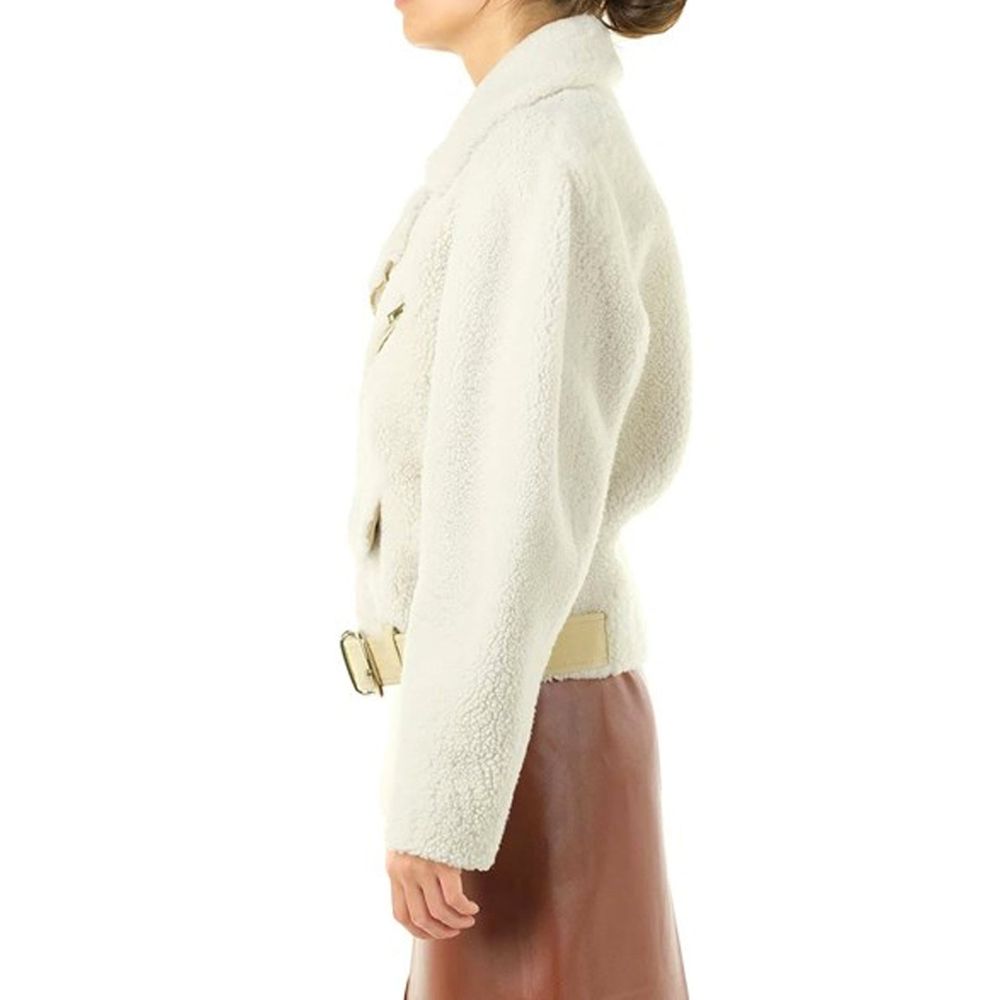 Chloé Beige Polyester Full-Length Women's Jacket
