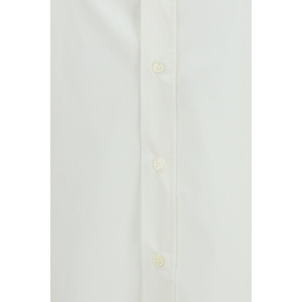 MM6 White Cotton Dress Men's Shirt