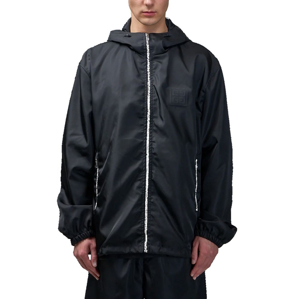 Givenchy Black Nylon Shell Men's Jacket