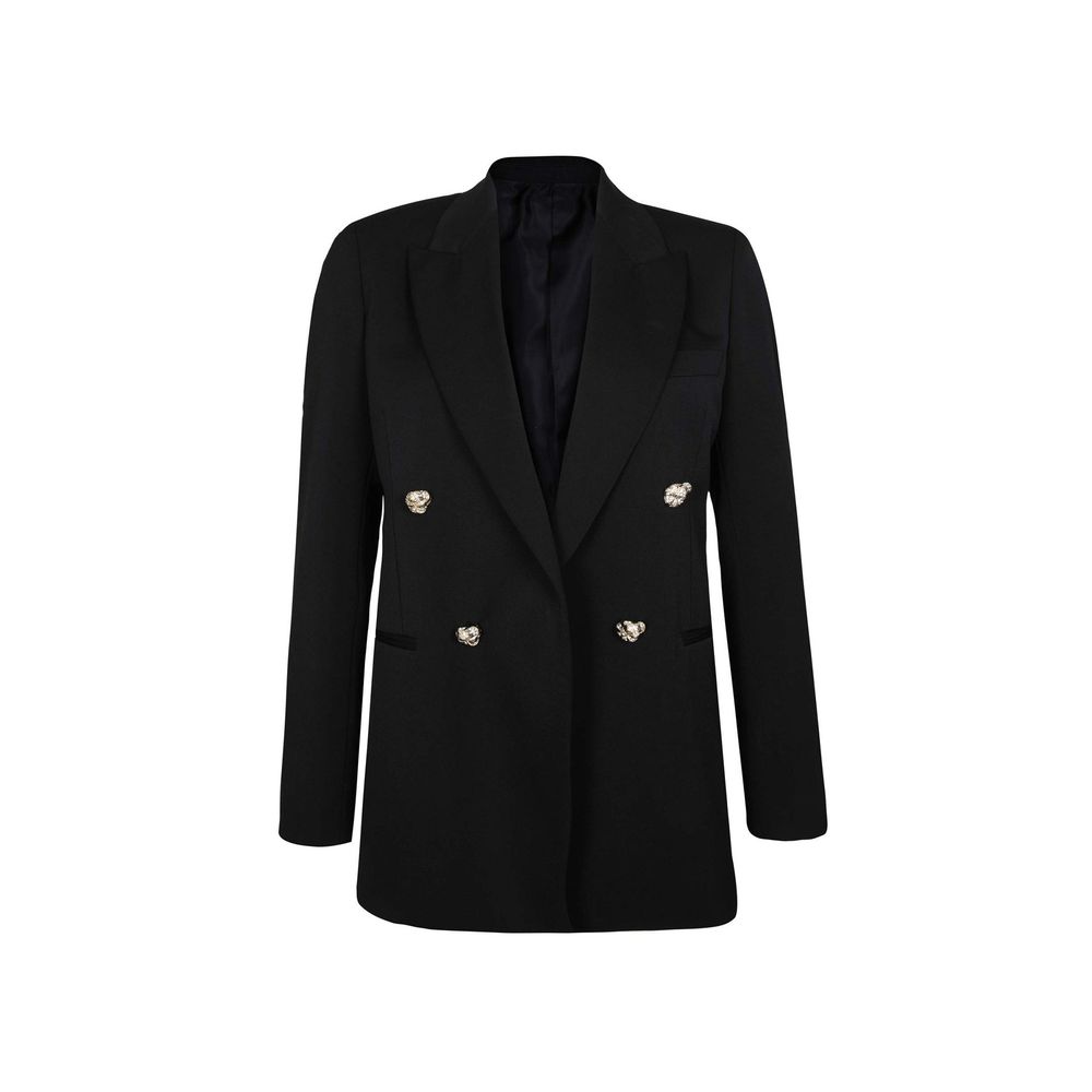 Lanvin Black Virgin Wool Women's Blazer