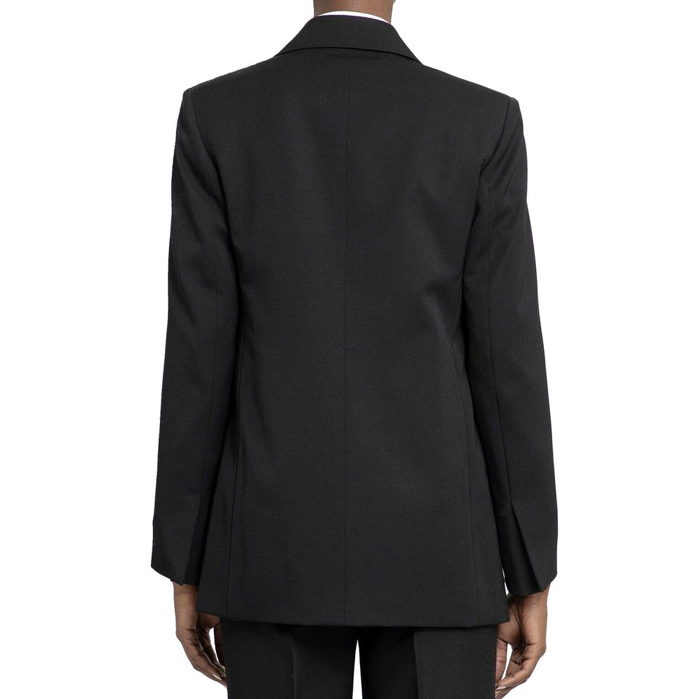 Lanvin Black Virgin Wool Women's Blazer