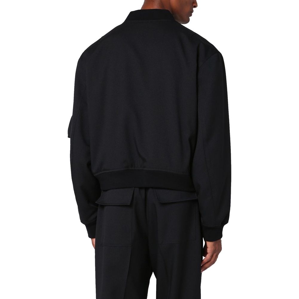 Jil Sander Black Polyester Men's Bomber