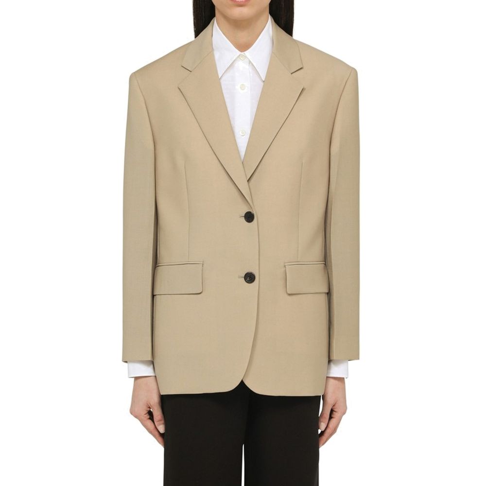 Prada Beige Mohair Women's Blazer