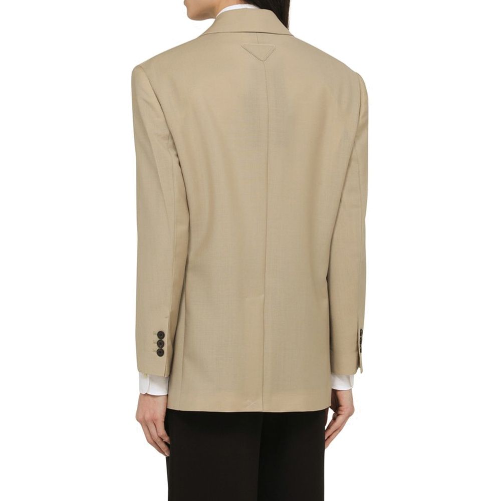 Prada Beige Mohair Women's Blazer