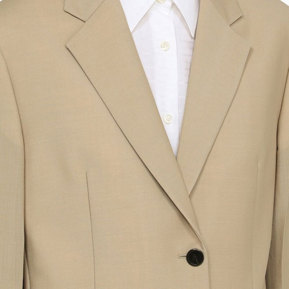 Prada Beige Mohair Women's Blazer
