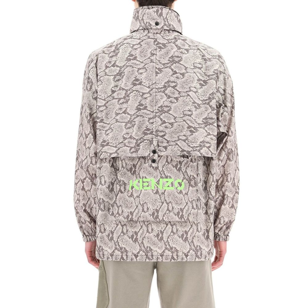 Kenzo Beige Polyester Shell Men's Jacket