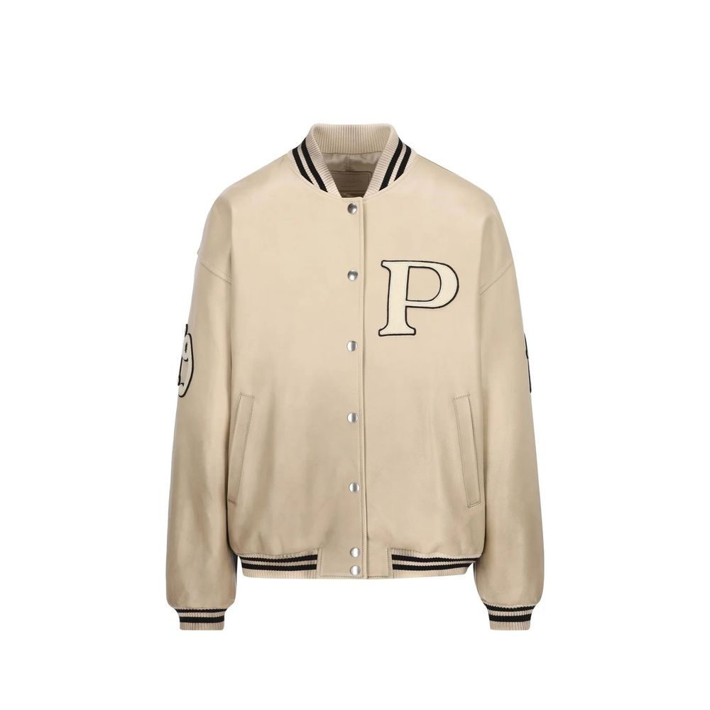 Prada Beige Calfskin Women's Bomber