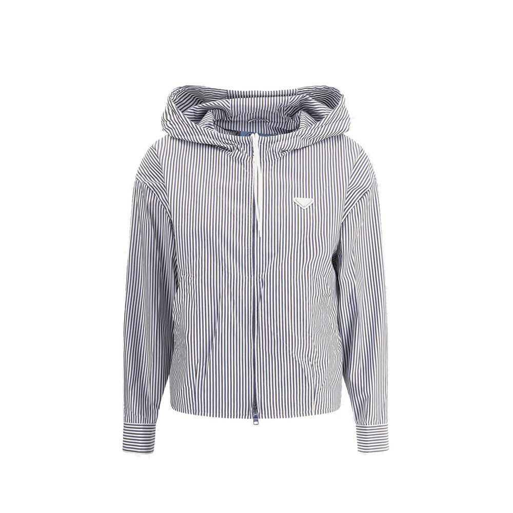 Prada Blue Polyamide Shell Women's Jacket