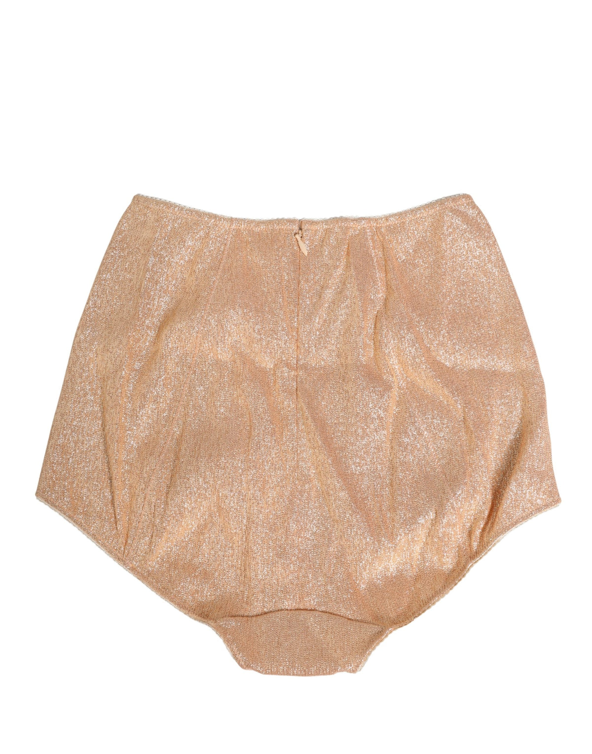Dolce & Gabbana Beige Silk Blend High Waist Girdle Panty Women's Underwear
