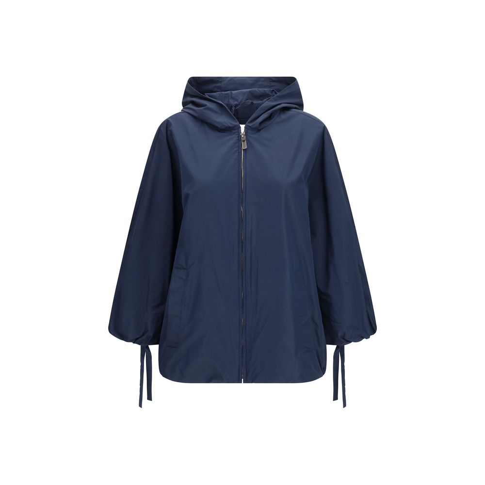 'S Max Mara Blue Polyester Trench Women's Coat