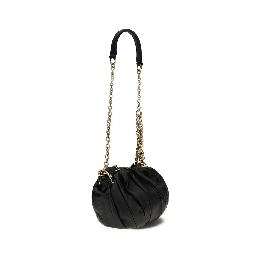 Chloé Black Lamb Ovis Aries Aries Shoulder Women's Bag