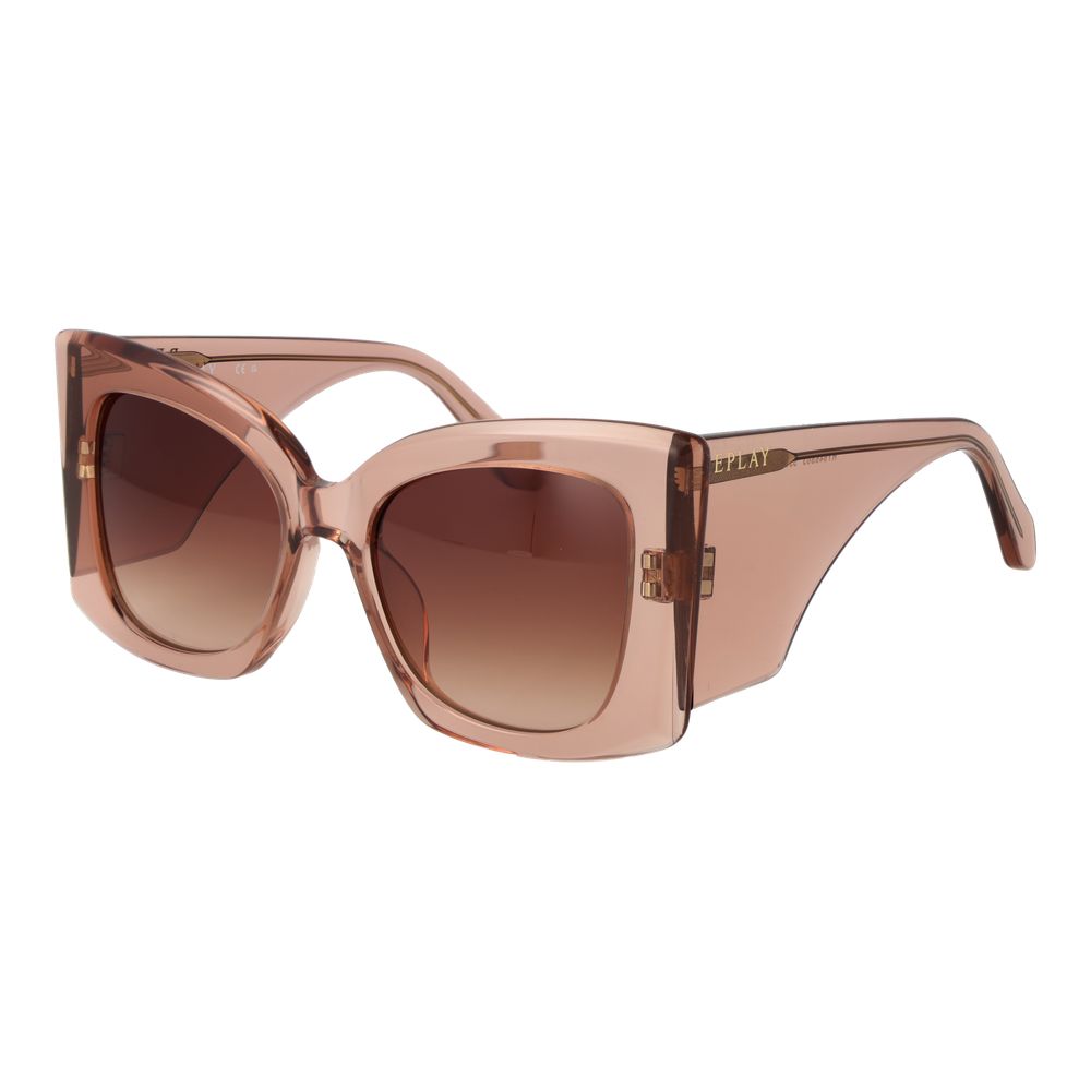 Replay Pink Plastic Women's Sunglasses