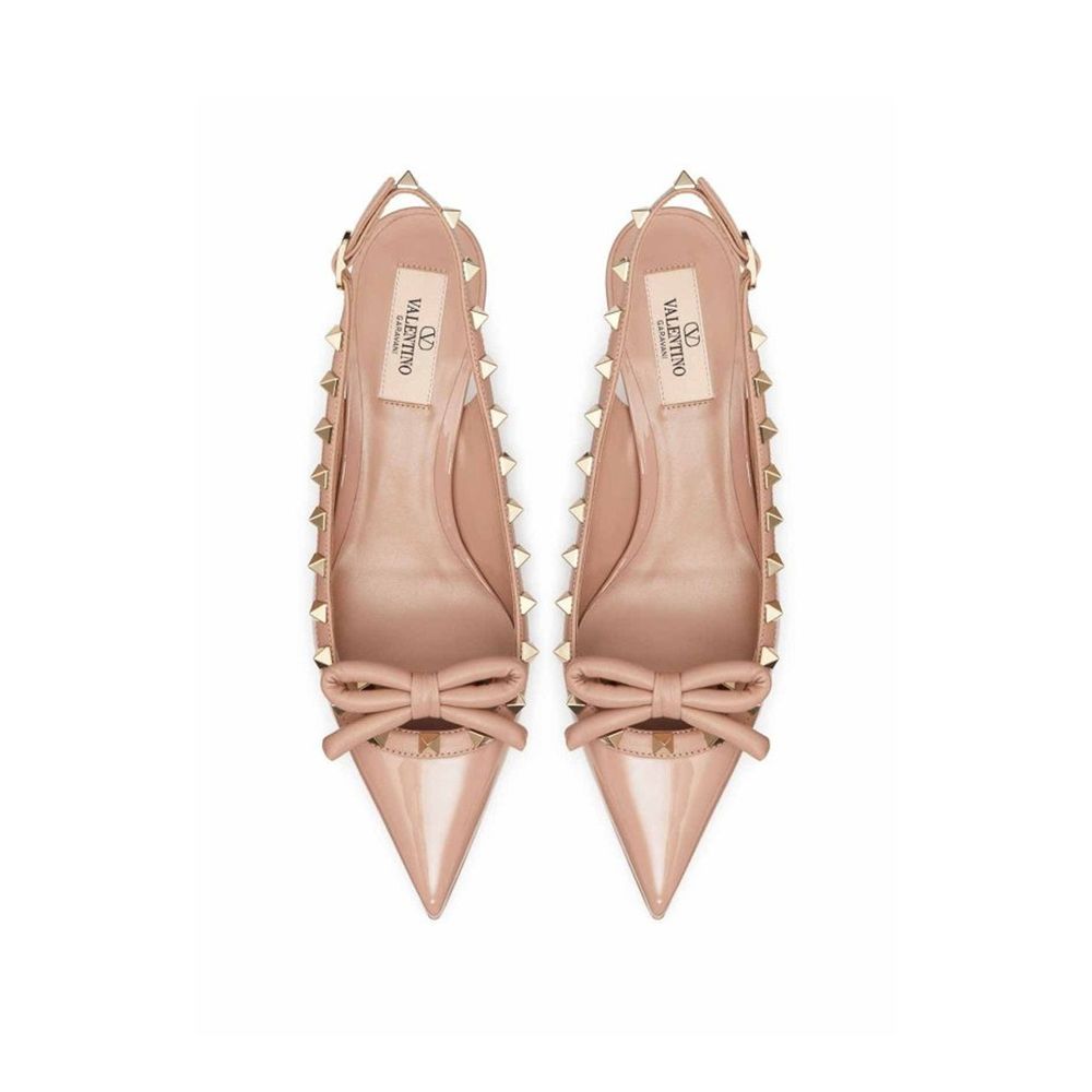 Valentino Garavani Beige Calfskin High Heel Women's Pumps