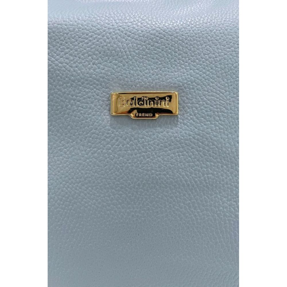 Baldinini Trend Blue Leather Women Women's Bag