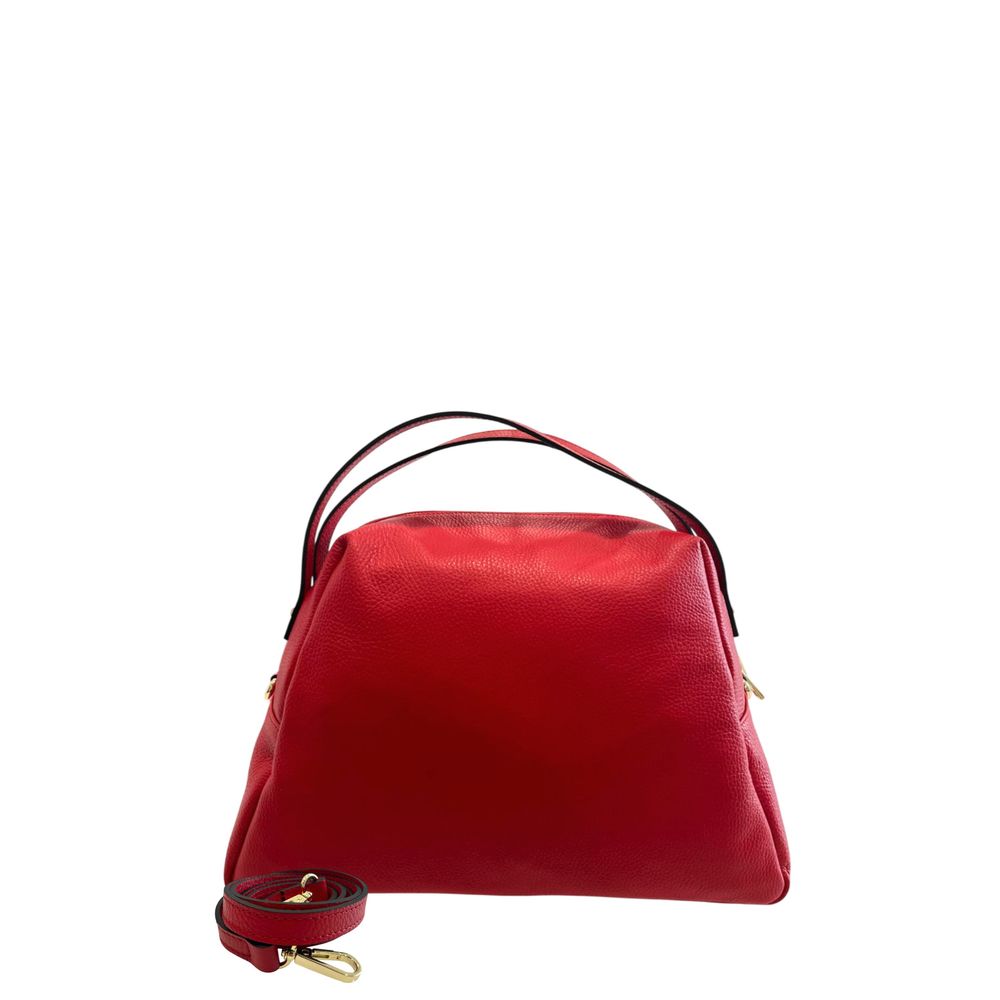 Baldinini Trend Red Leather Women Shoulder Women's Bag