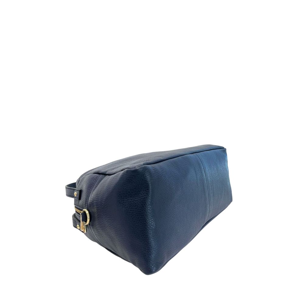 Baldinini Trend Blue Leather Women Women's Bag
