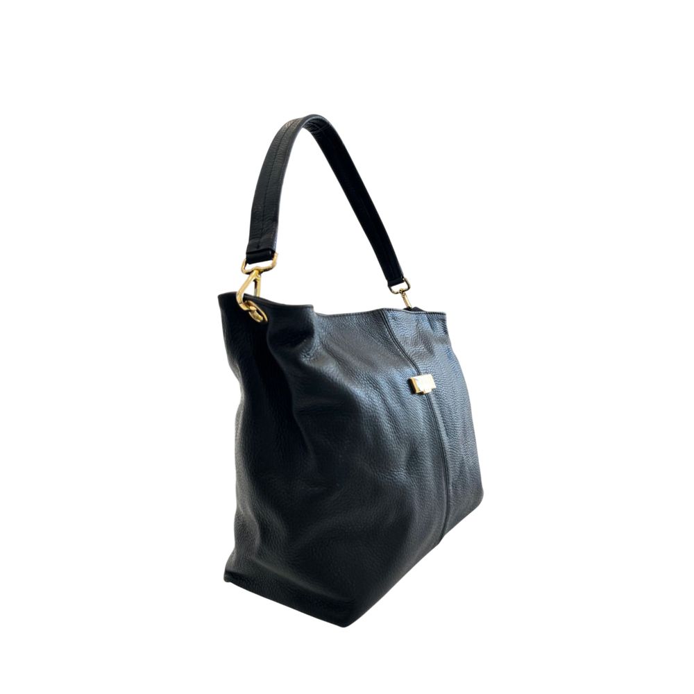 Baldinini Trend Black Leather Women Women's Bag