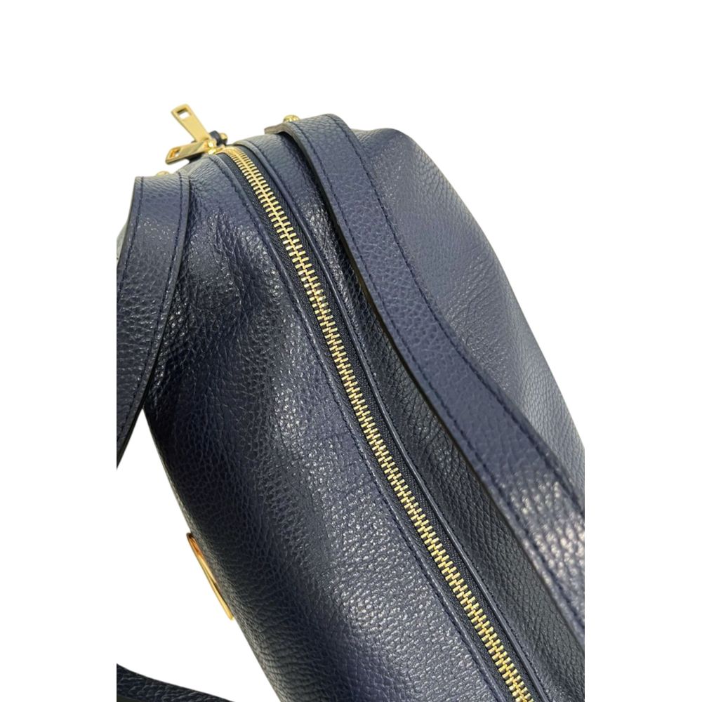 Baldinini Trend Blue Leather Women Women's Bag