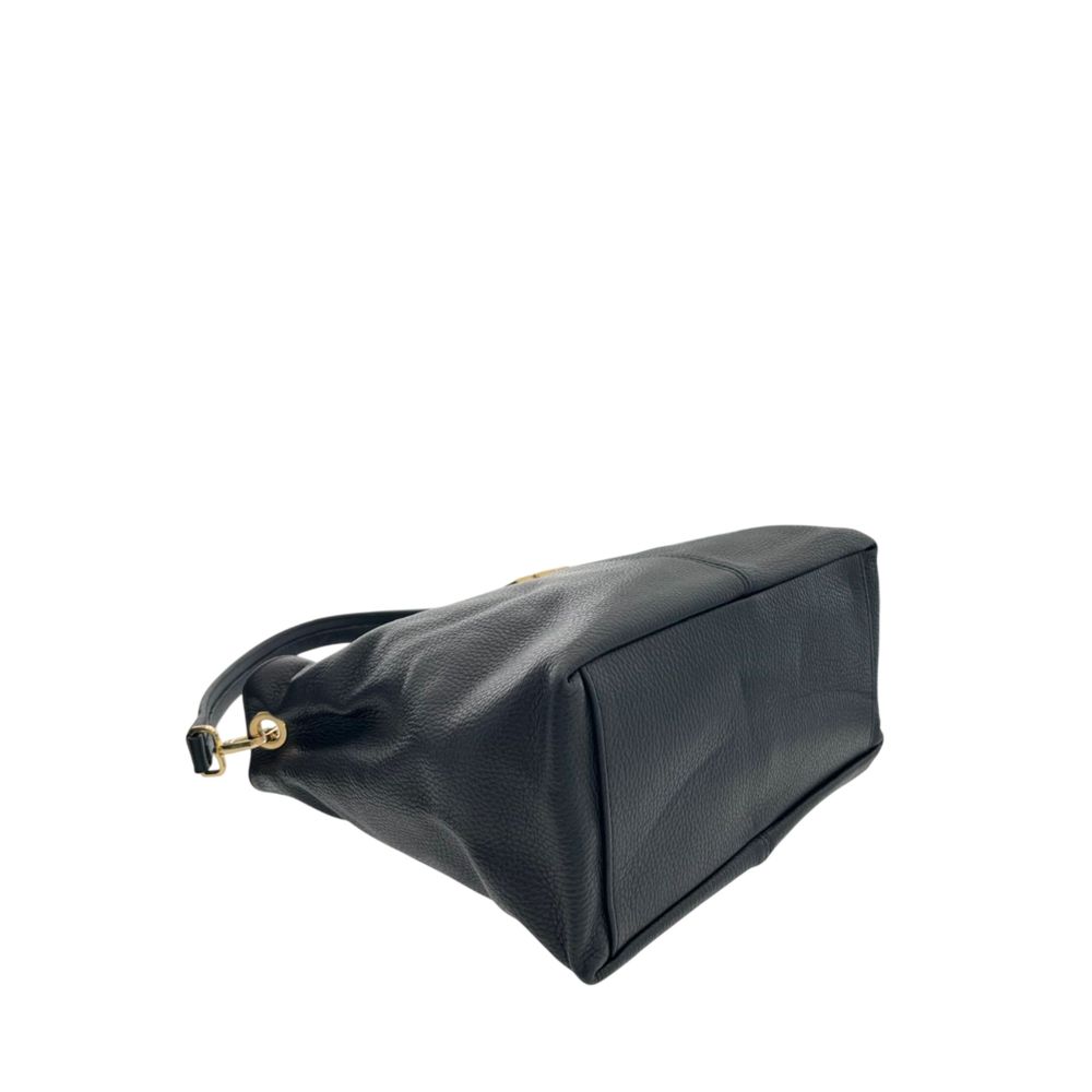 Baldinini Trend Black Leather Women Women's Bag
