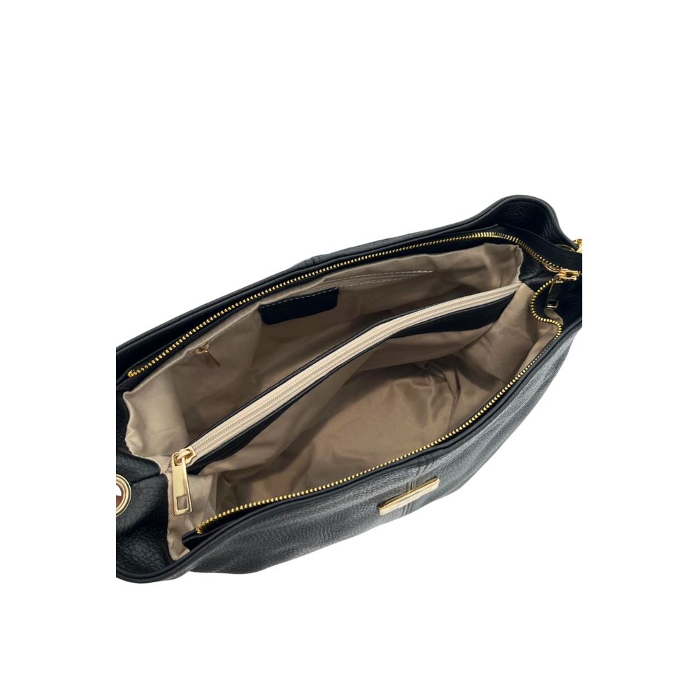 Baldinini Trend Black Leather Women Women's Bag