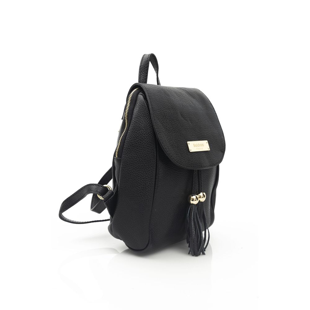 Baldinini Trend Black Leather Women Women's Bag