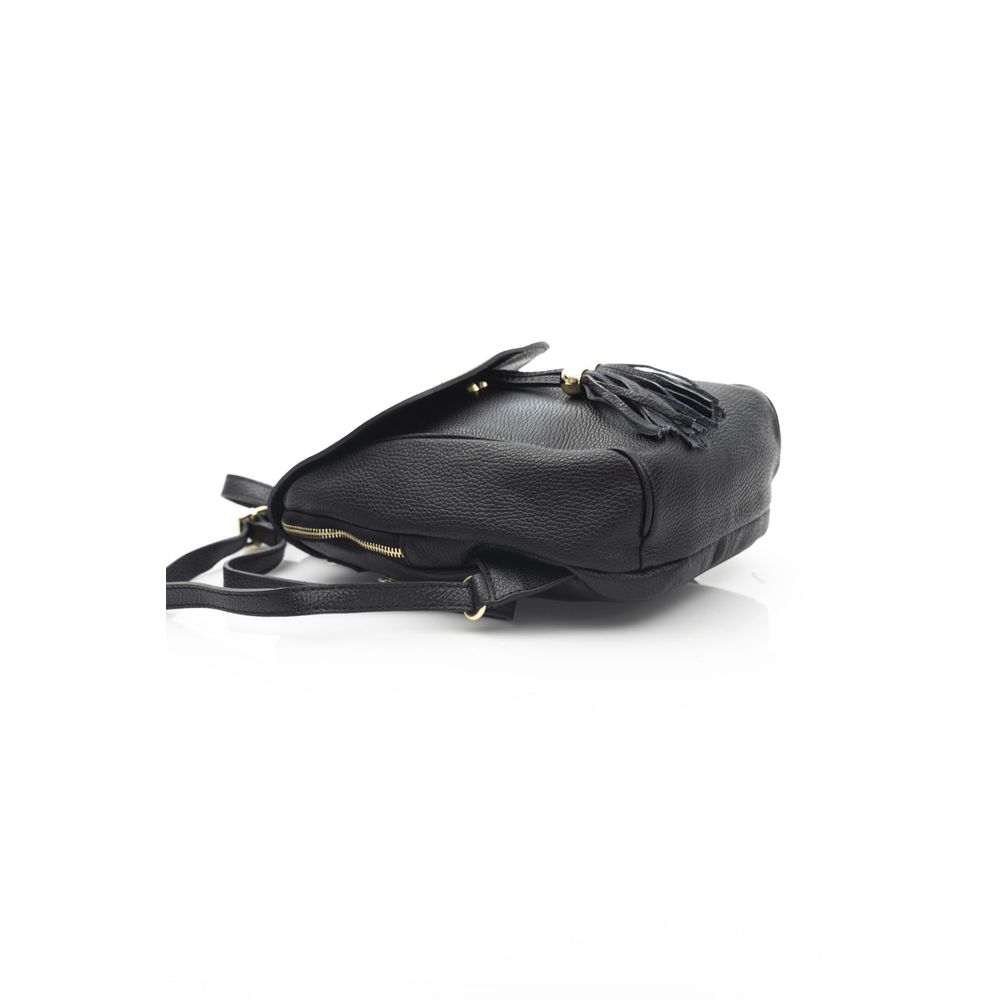 Baldinini Trend Black Leather Women Women's Bag