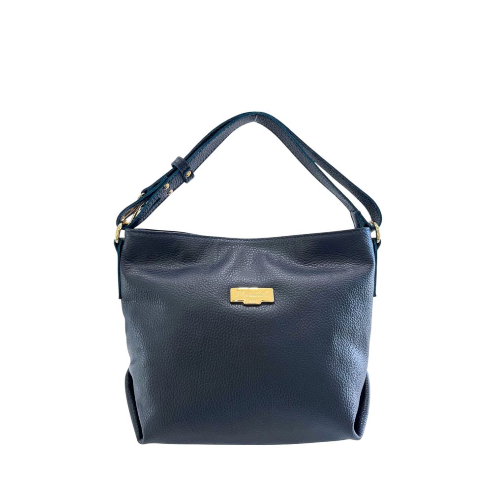 Baldinini Trend Blue Cowhide Leather Women Shoulder Women's Bag