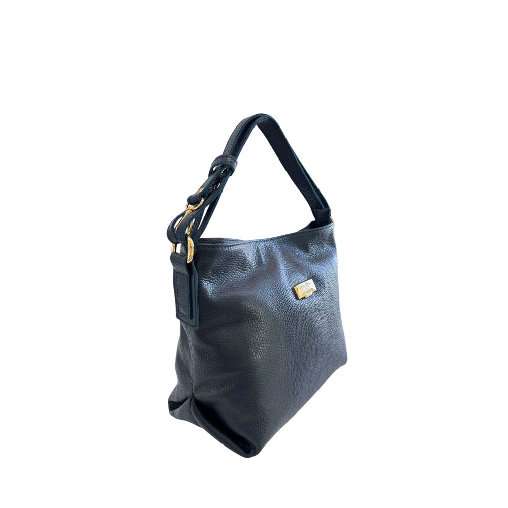 Baldinini Trend Blue Cowhide Leather Women Shoulder Women's Bag