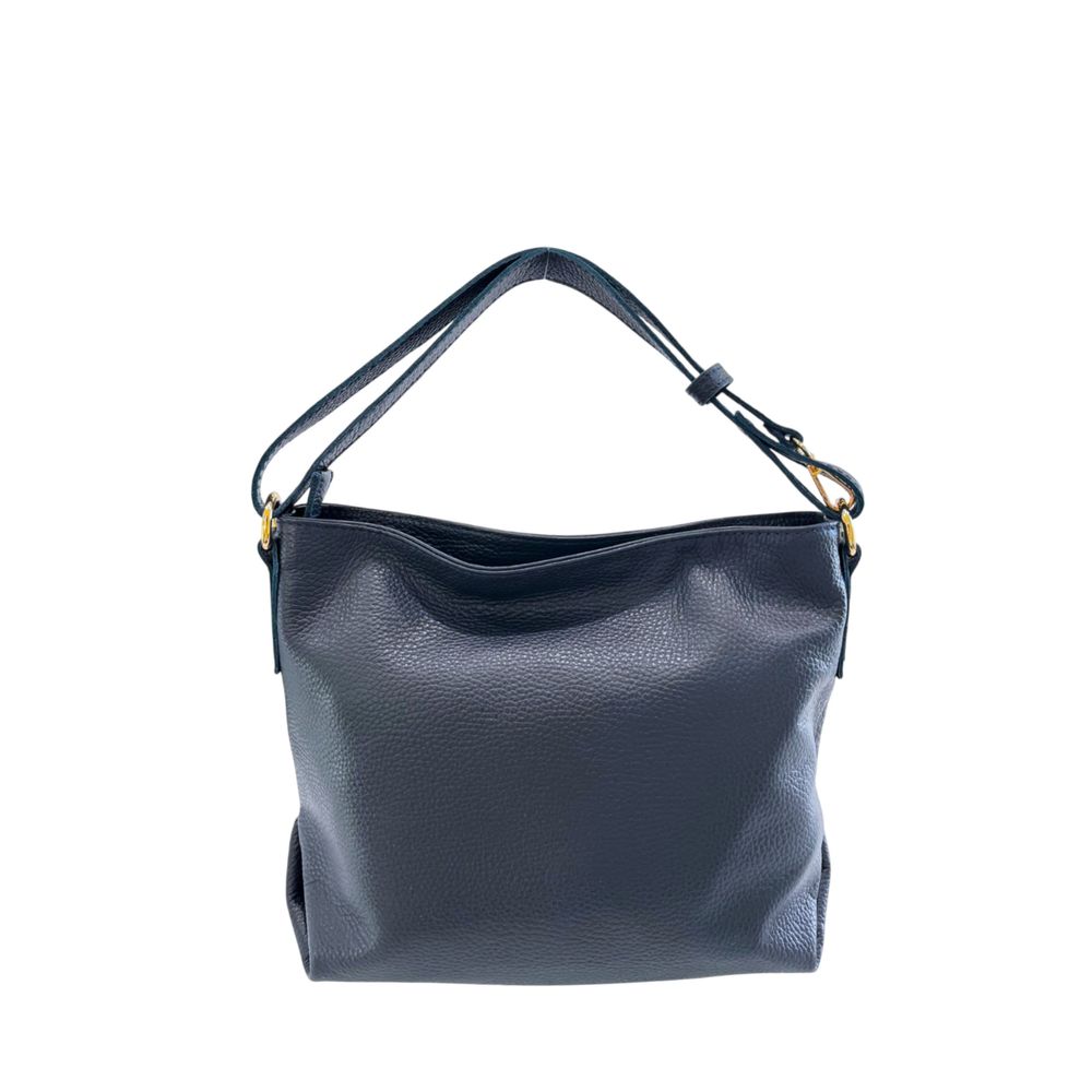 Baldinini Trend Blue Cowhide Leather Women Shoulder Women's Bag