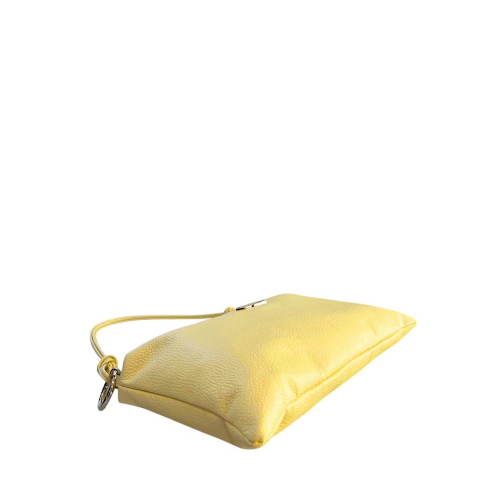 Baldinini Trend Yellow Leather Women Women's Bag