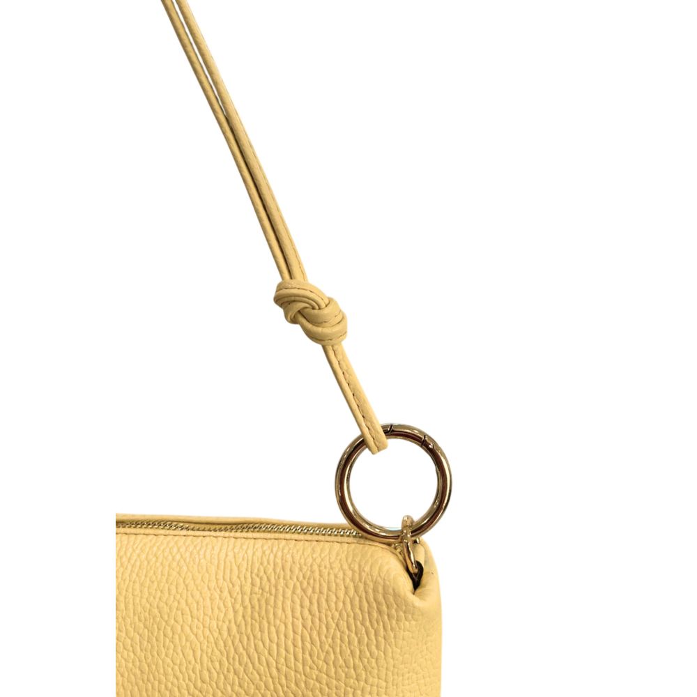 Baldinini Trend Yellow Leather Women Women's Bag