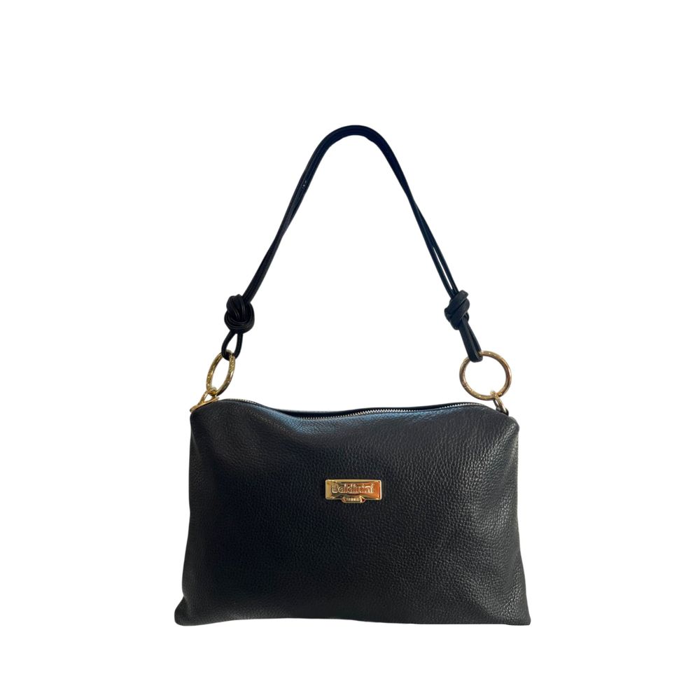 Baldinini Trend Black Leather Women Women's Bag