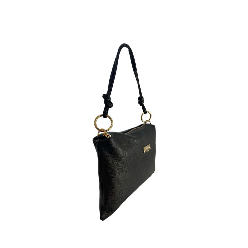 Baldinini Trend Black Leather Women Women's Bag