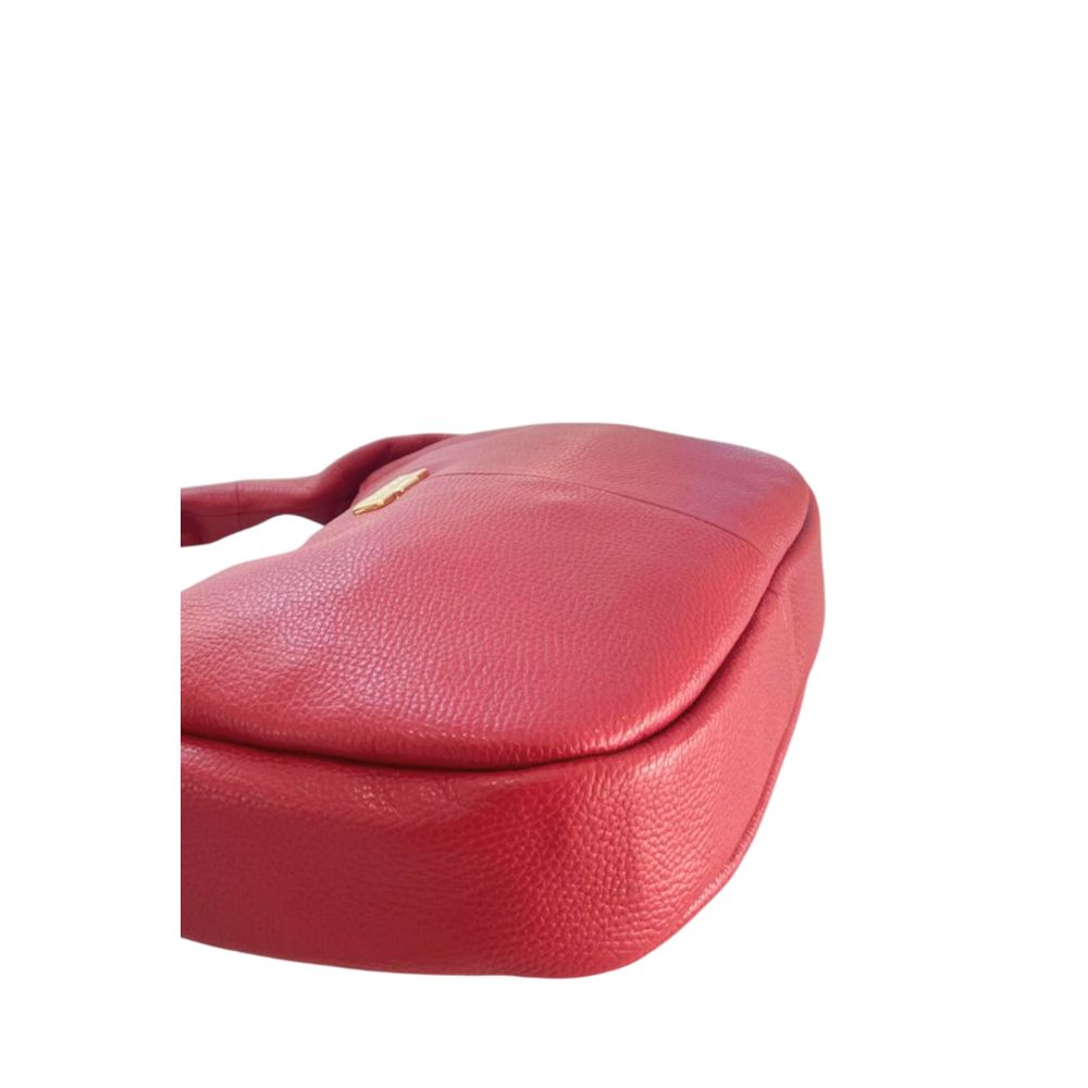 Baldinini Trend Red Leather Women Shoulder Women's Bag