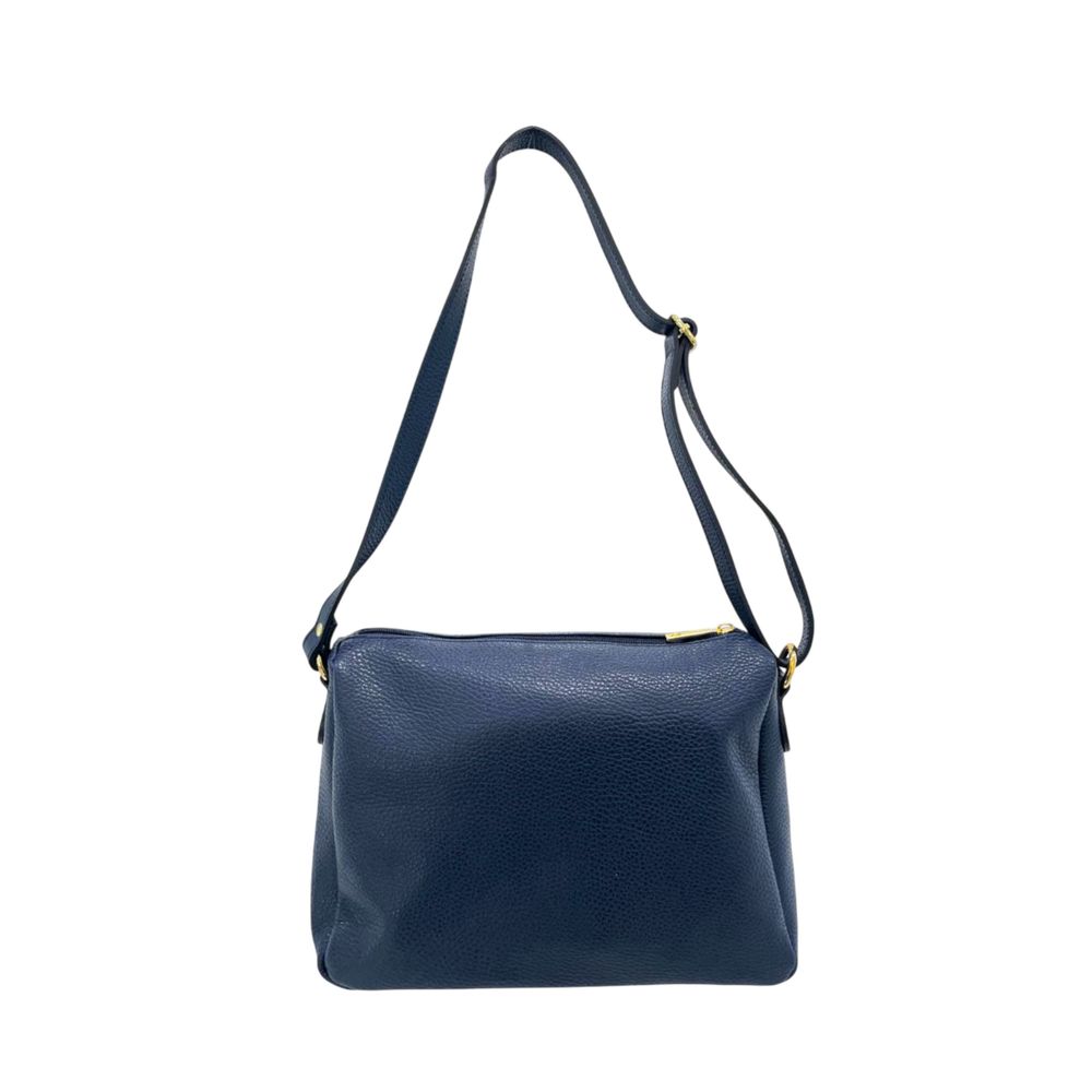 Baldinini Trend Blue Leather Women Crossbody Women's Bag