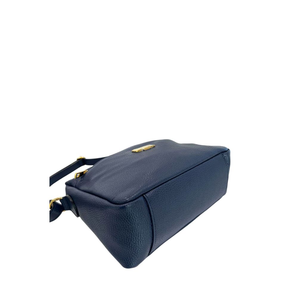 Baldinini Trend Blue Leather Women Crossbody Women's Bag