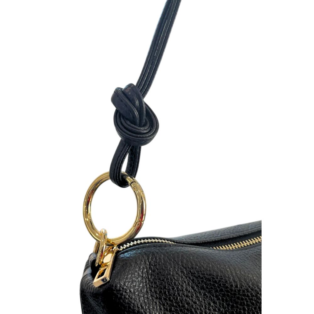 Baldinini Trend Black Leather Women Women's Bag