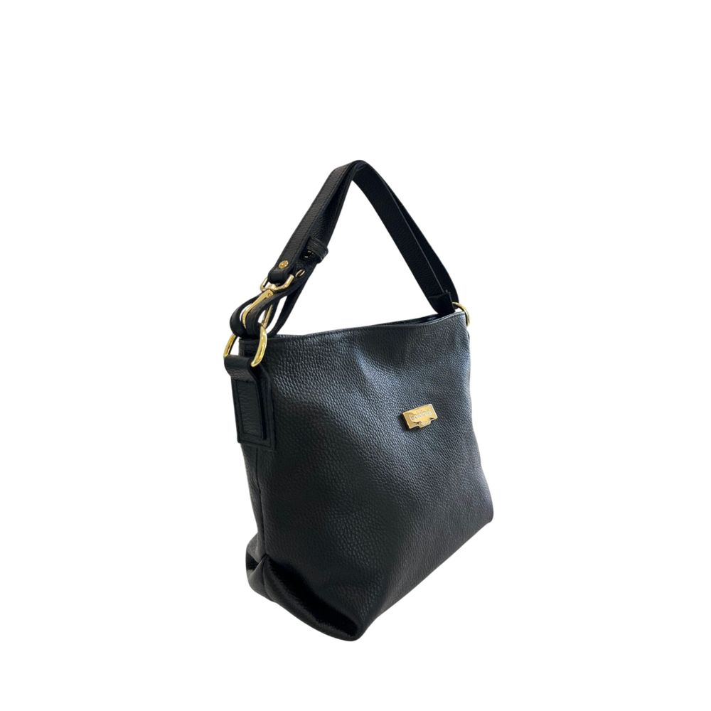 Baldinini Trend Black Leather Women Shoulder Women's Bag