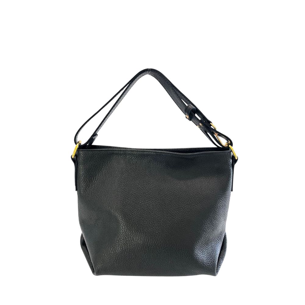 Baldinini Trend Black Leather Women Shoulder Women's Bag