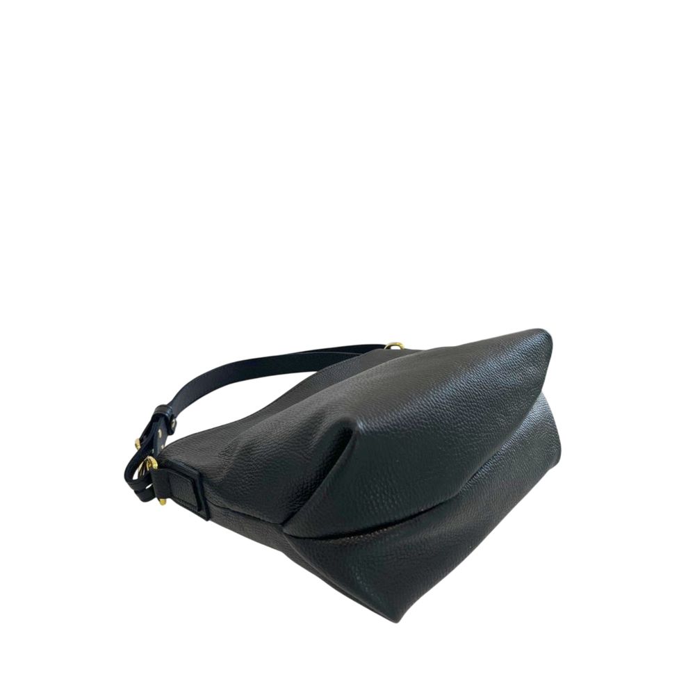 Baldinini Trend Black Leather Women Shoulder Women's Bag
