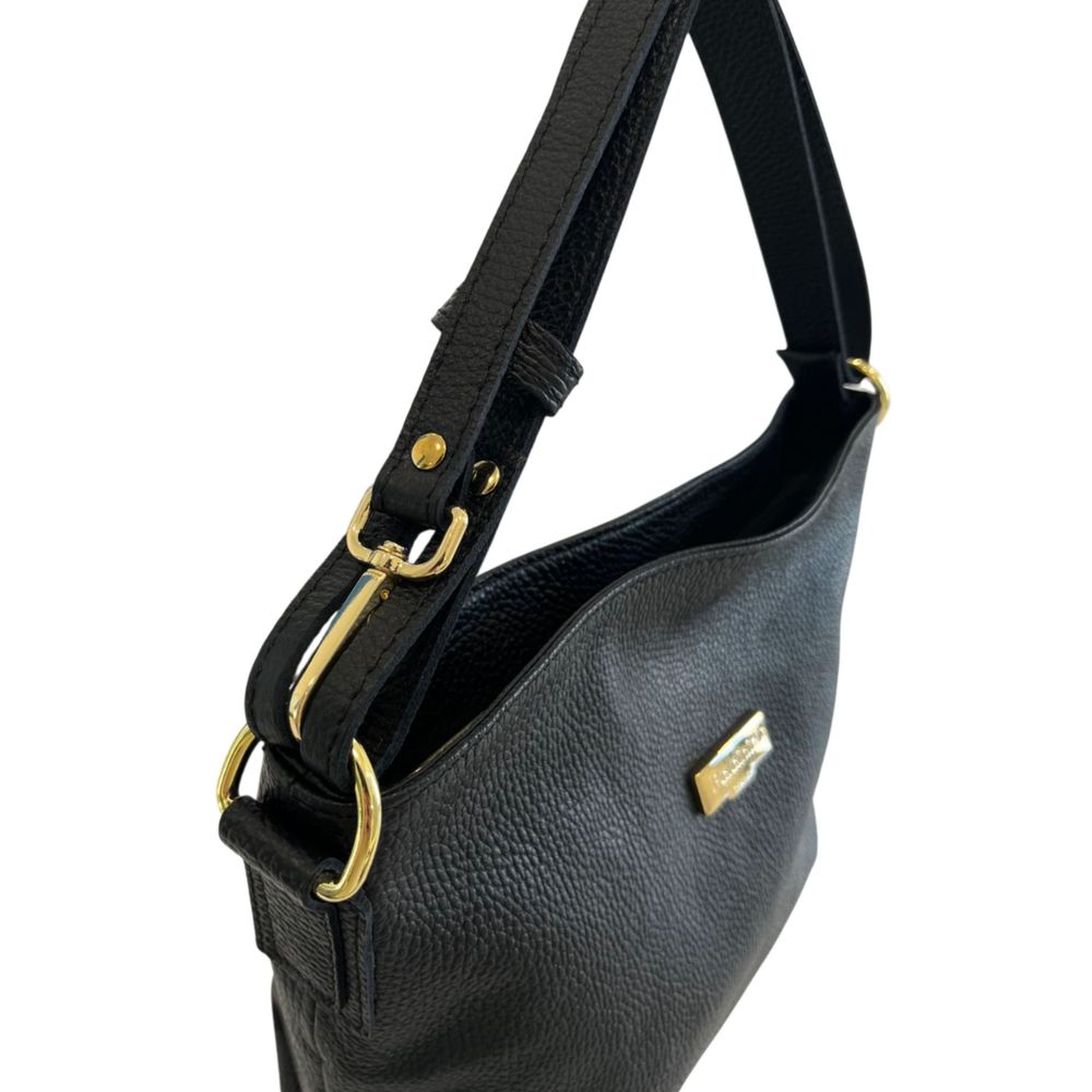 Baldinini Trend Black Leather Women Shoulder Women's Bag