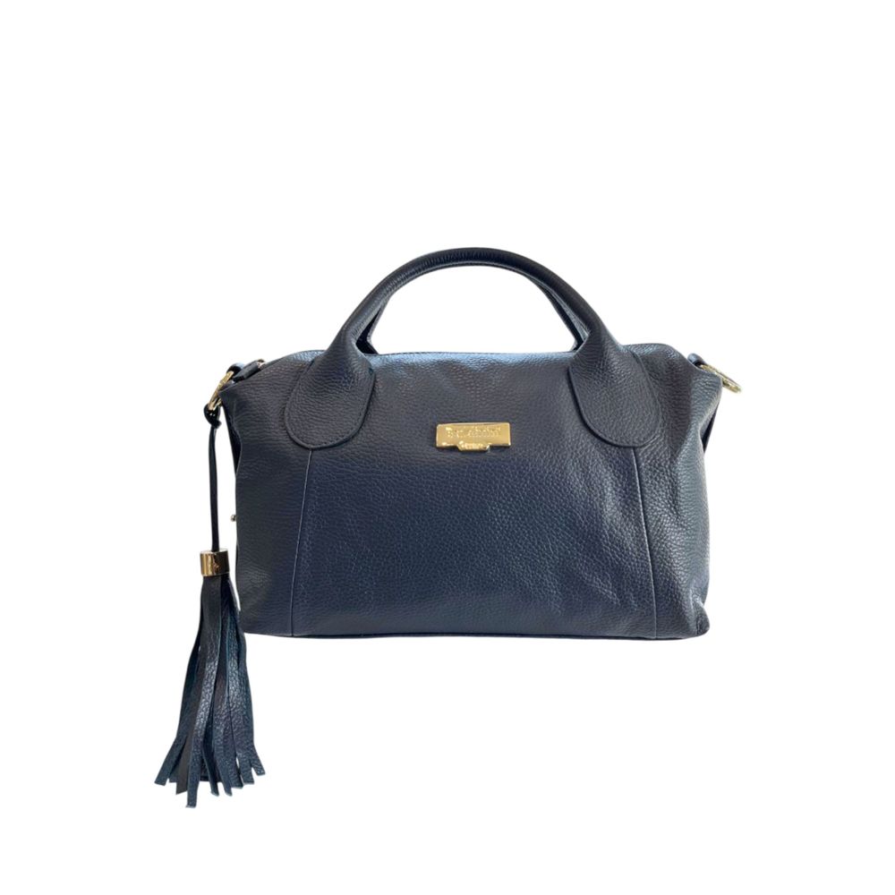 Baldinini Trend Blue Leather Women Women's Handbag