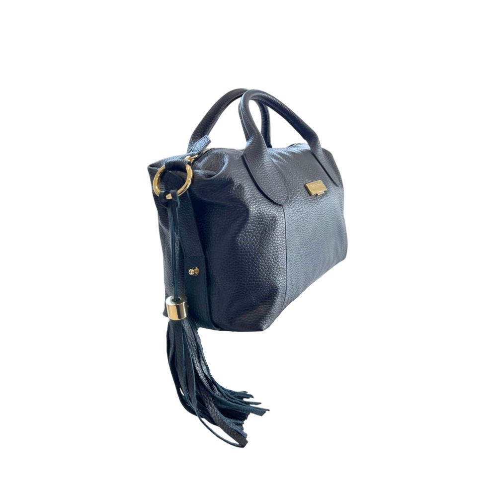 Baldinini Trend Blue Leather Women Women's Handbag