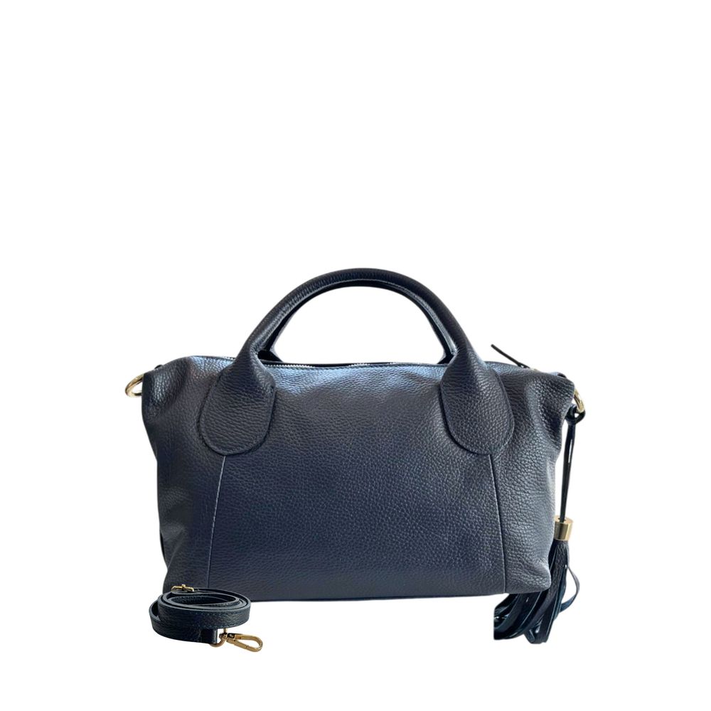 Baldinini Trend Blue Leather Women Women's Handbag